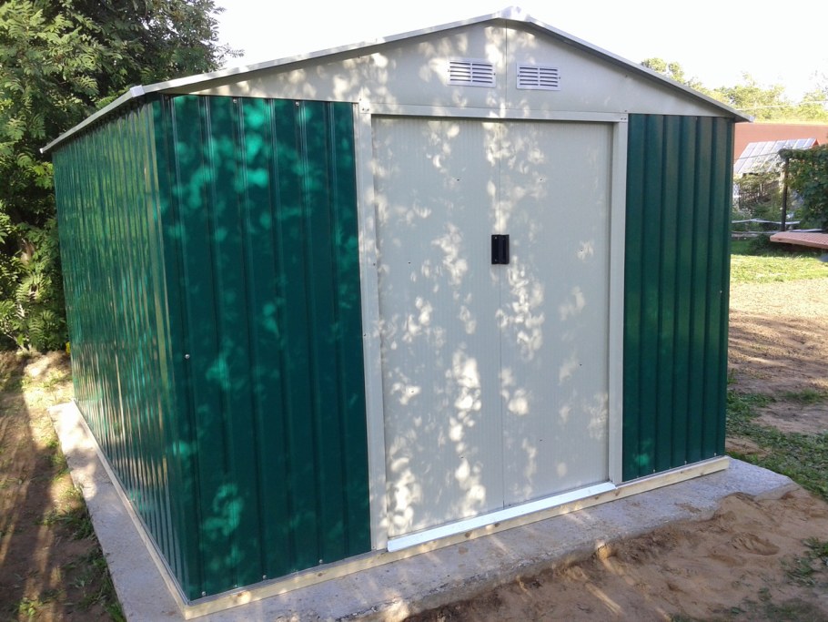 Металлический сарай Greenstorage Арчер e 267х309