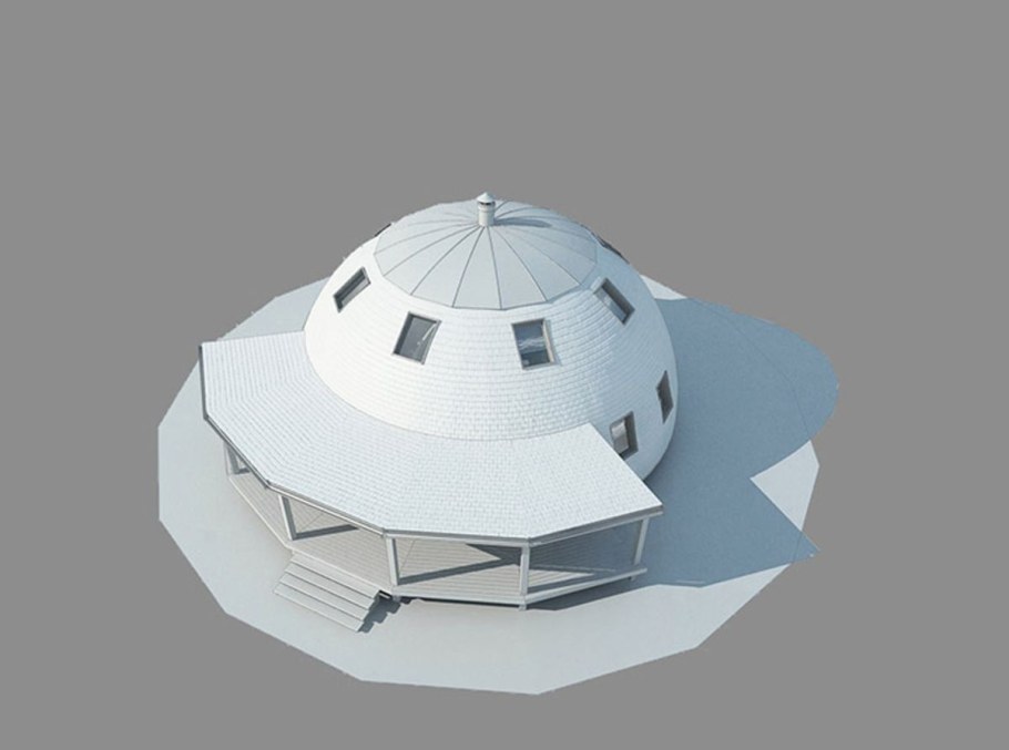 План круглого купольного здания