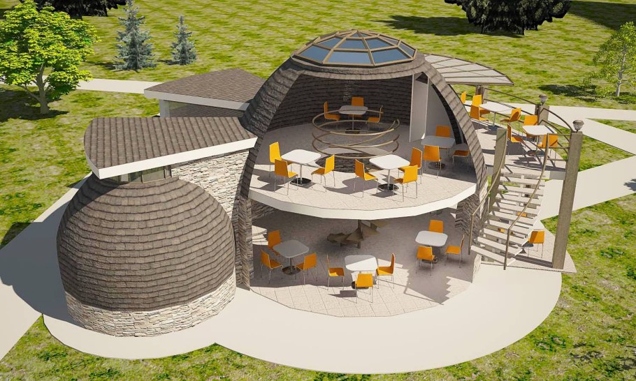 Дом-сфера купольный Алтун