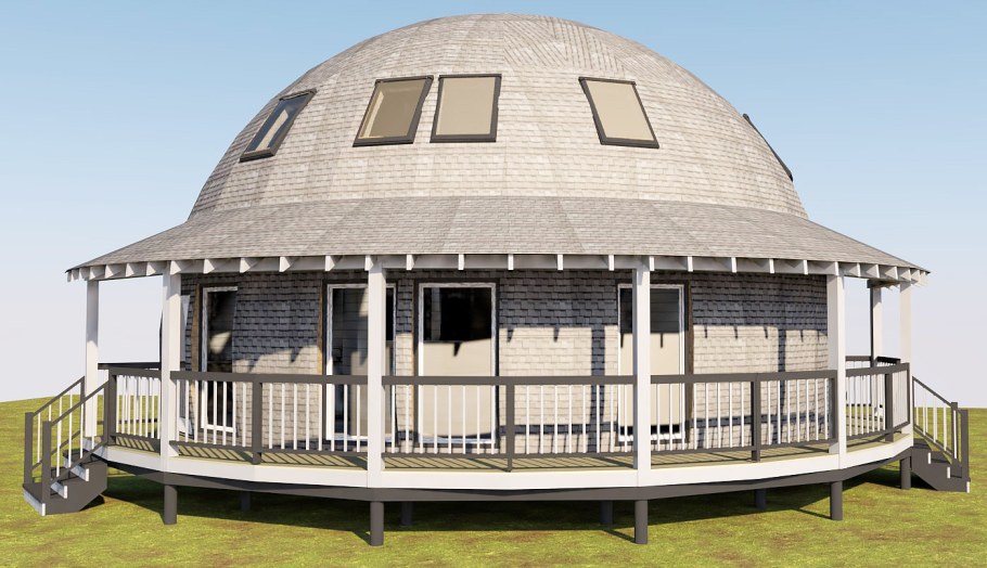 Планировка купольного дома 12