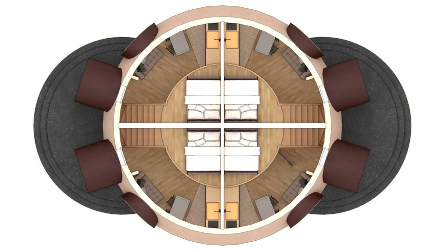 Проекты круглых домов и коттеджей