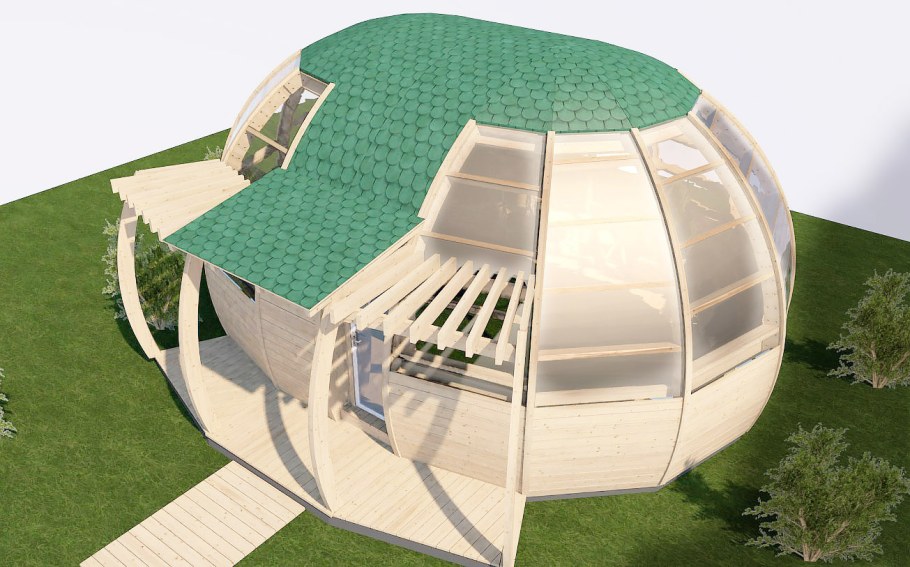 Дом-сфера купольный Алтун