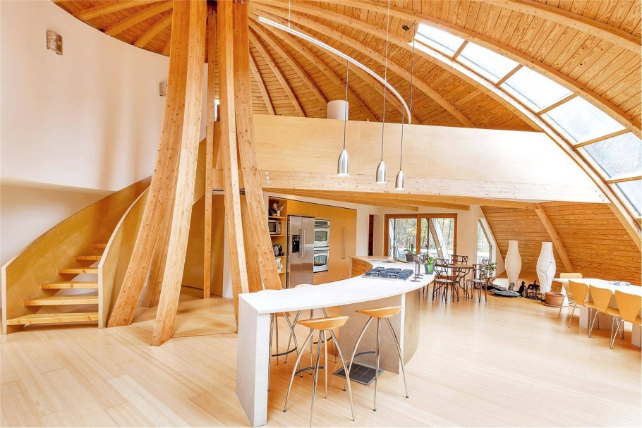 ЭКОДОМ соломенный купольный