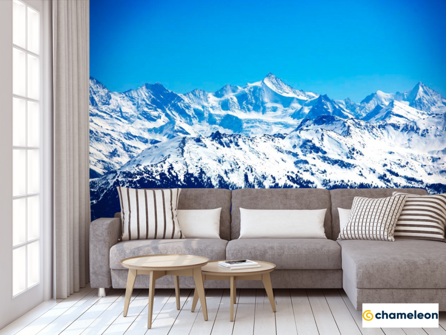 Фотообои озеро в горах на стену