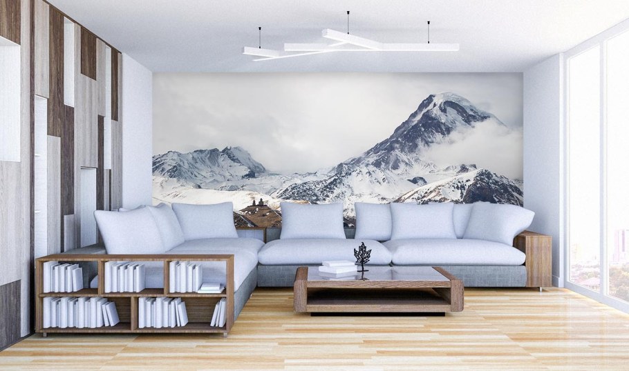 Горы в интерьере