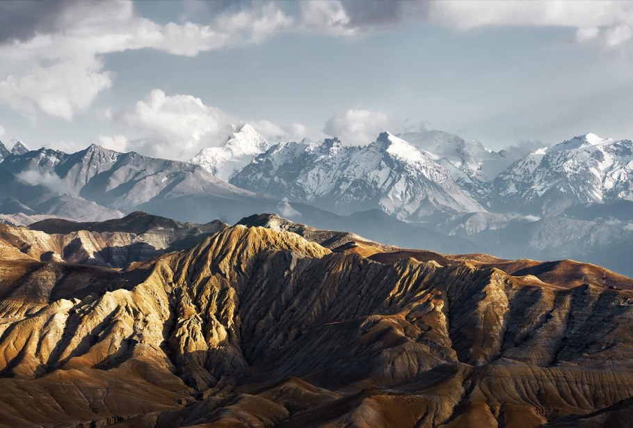 Роспись стен горы