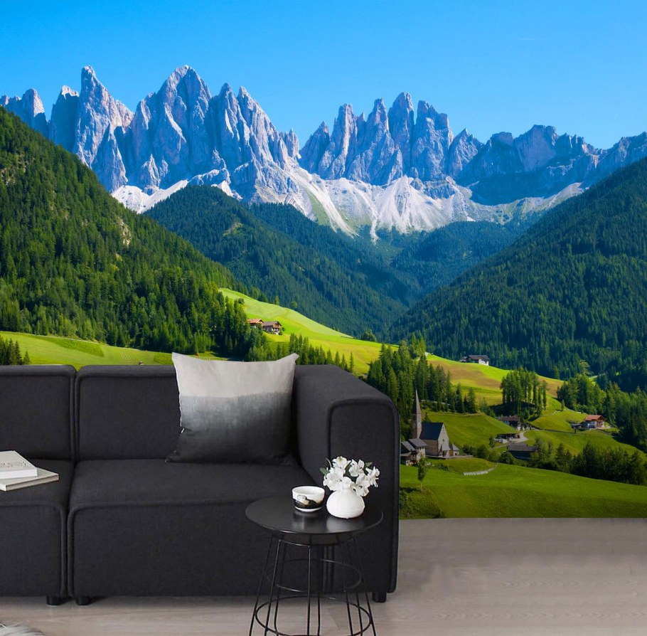 Фотообои 3д для стен горы