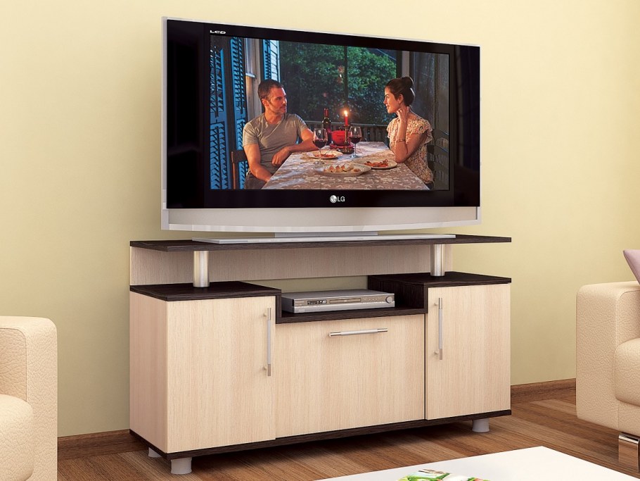 Тумба ТВ 003с ясень шимо/дуб сонома