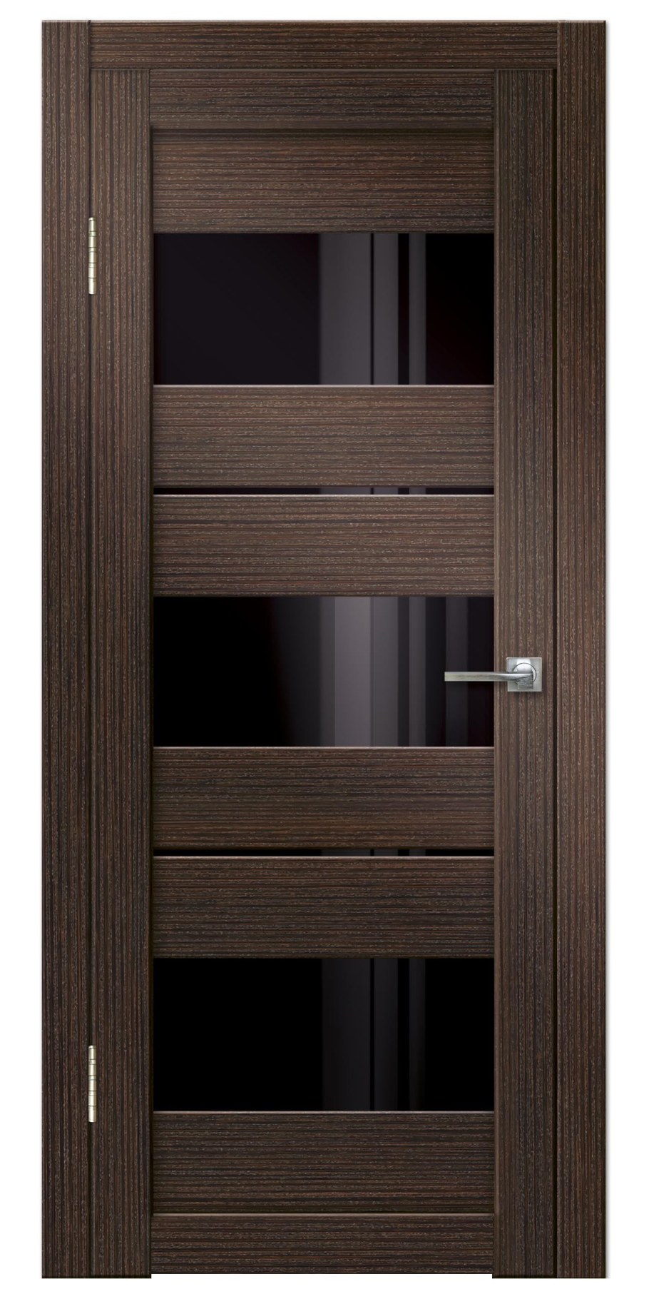 Межкомнатная дверь Палермо 22 чёрное стекло