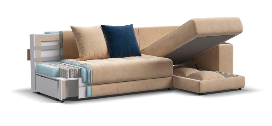 Диван моон ТРЕЙД угловой Дельфин Дубай