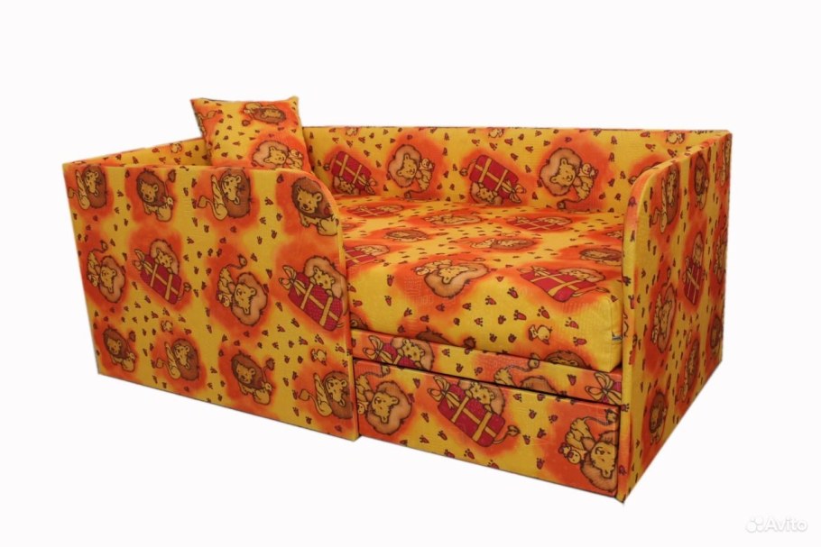 Софа детская раздвижная с бортиками