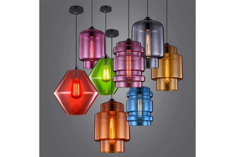 Светильник Odeon Smoke Glass Pendant Lamp 12d