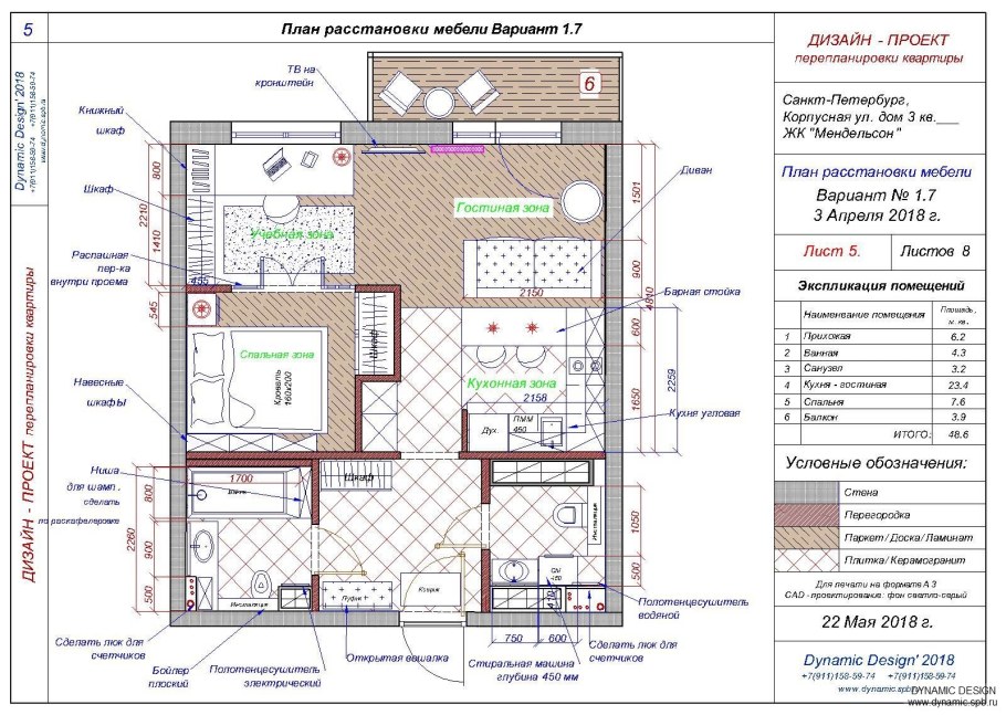 Проект переустройства и перепланировки