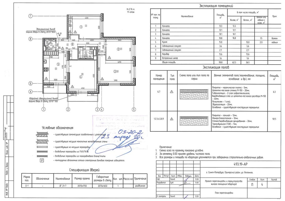 План мебели балконов открытых