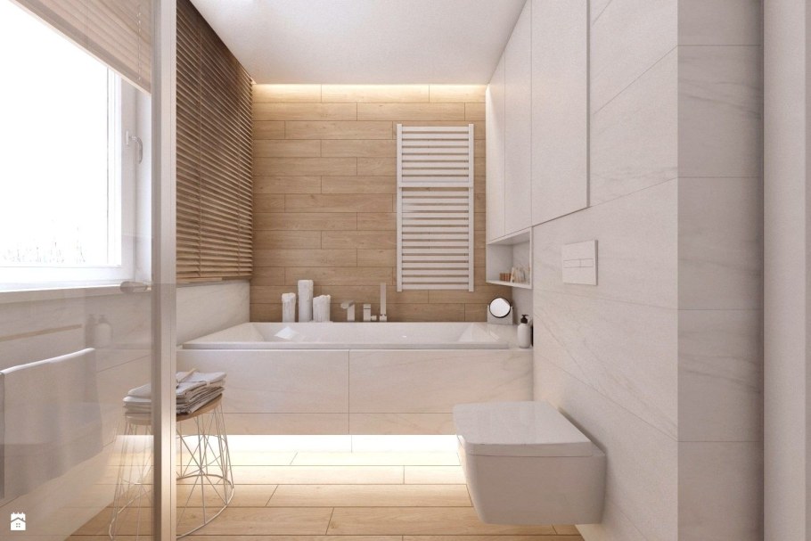 Ванная комната Скандинавский стиль 4м2