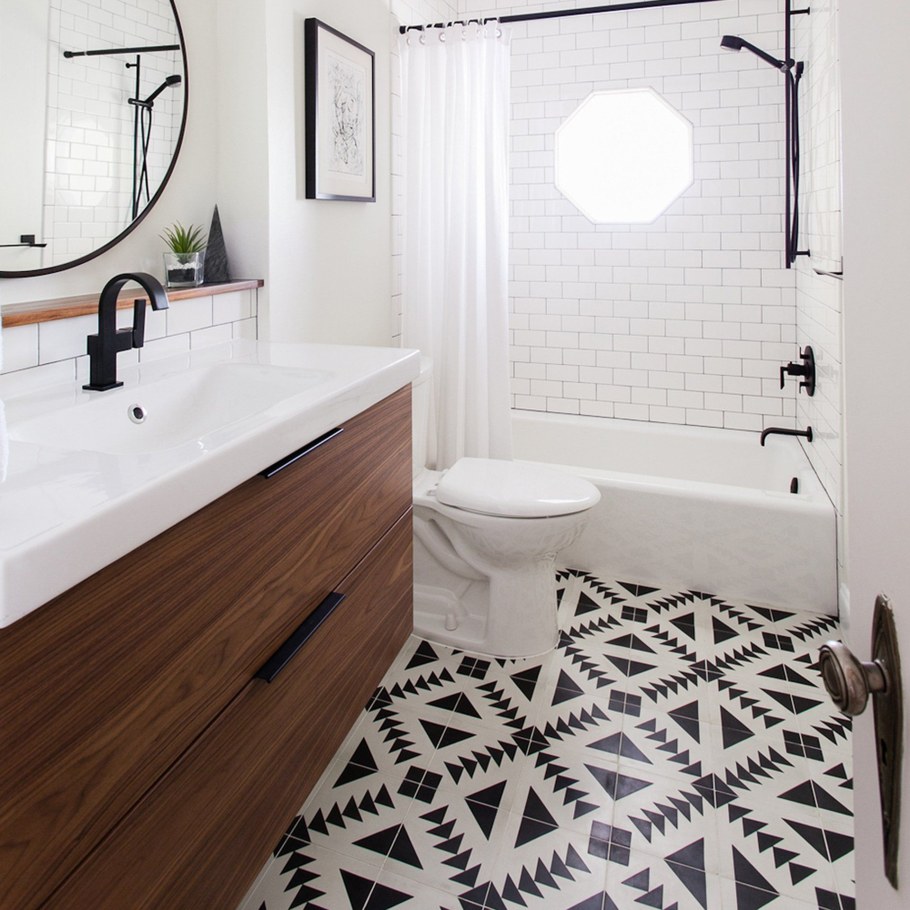 Ванная комната Скандинавский стиль 4м2