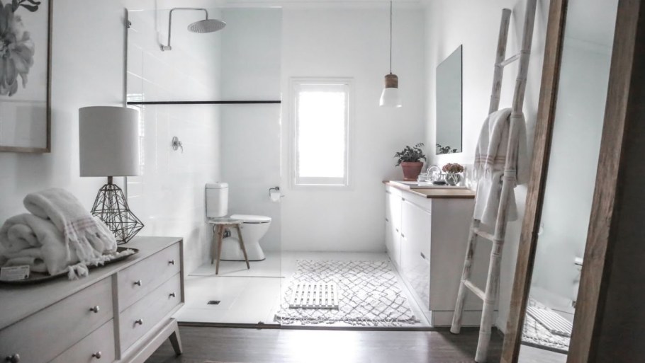 Санузел в стиле Сканди лофт