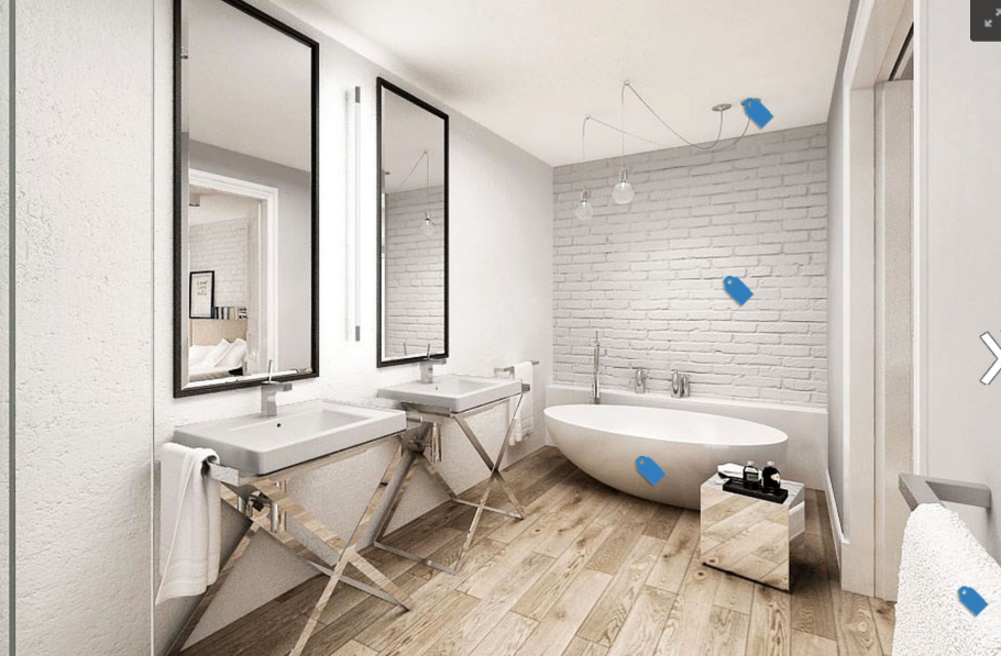 Ванная в стиле Скандинавский лофт