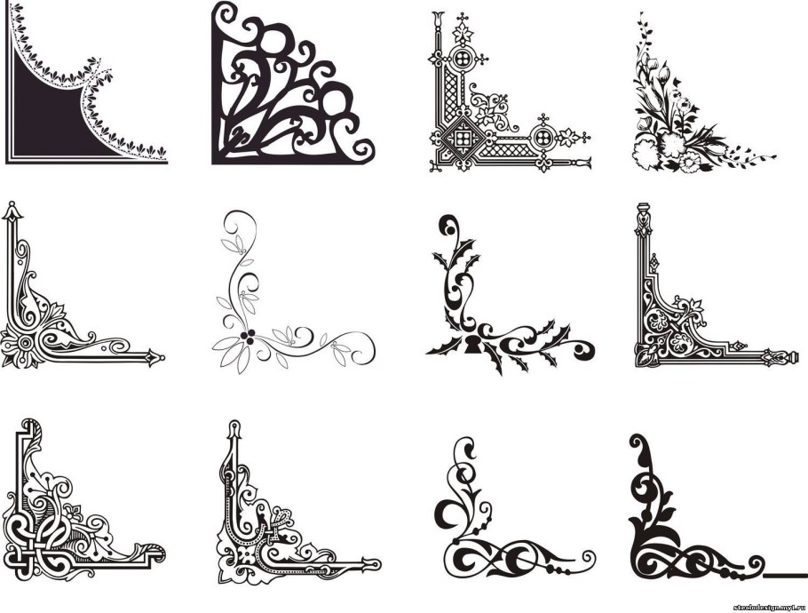 Трафареты для покраски мебели