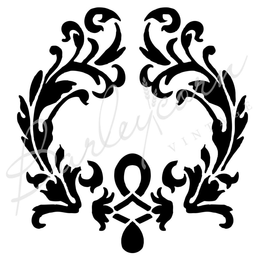 Трафаретные узоры на мебели