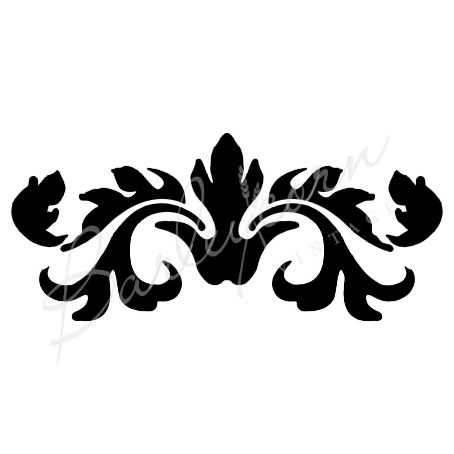 Декорирование мебели трафаретами