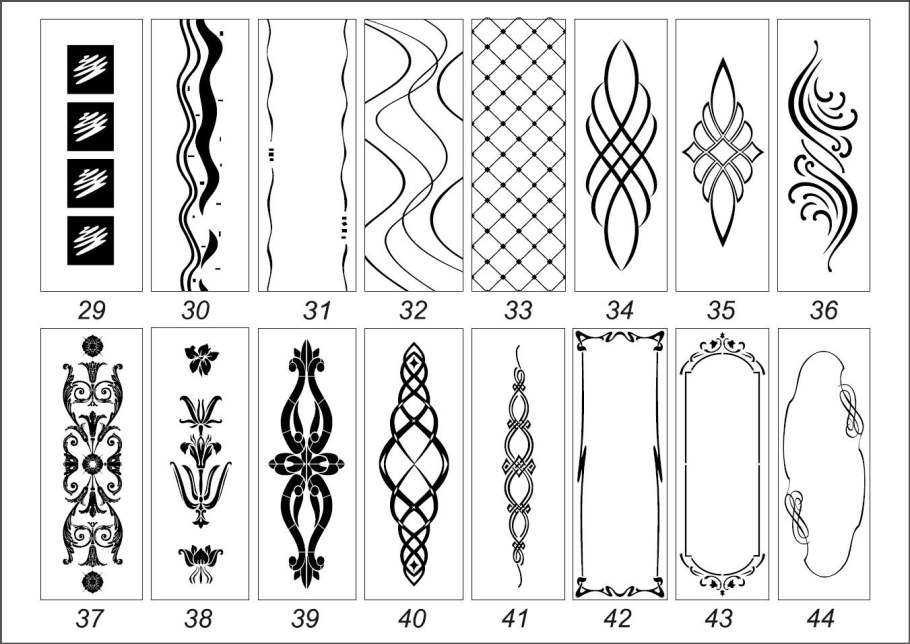 Трафареты для декора