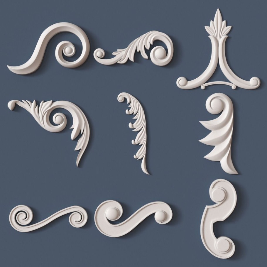 Цветочные трафареты для декора