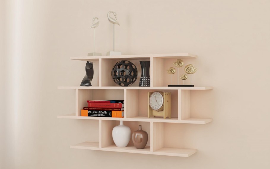 Необычные напольные полки