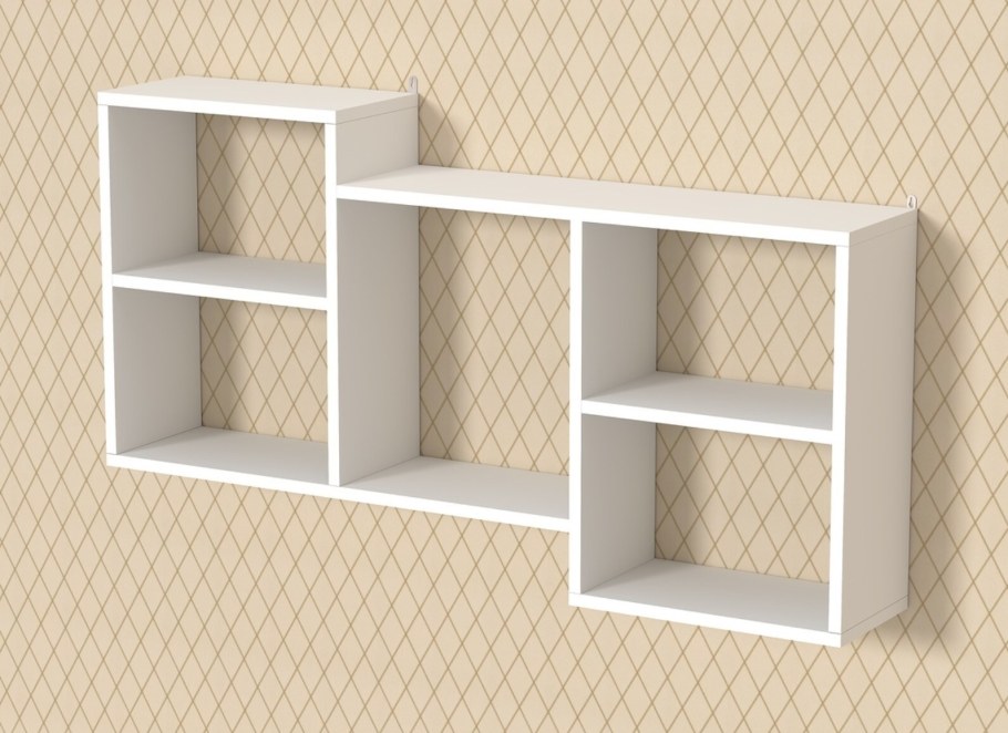 Стеллаж приставной к стене