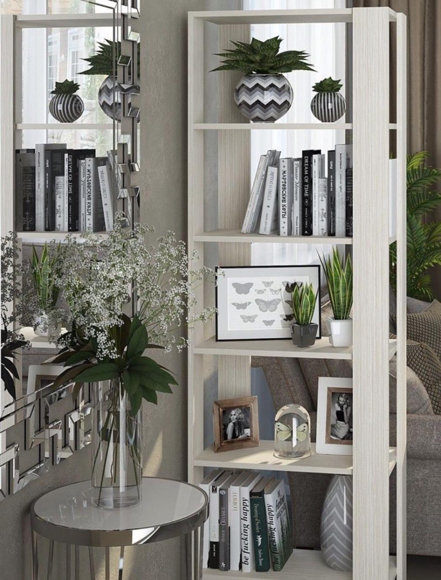 Полка книжная со стеклом старт-1п