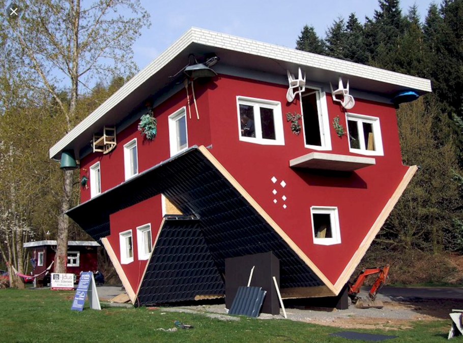 Upside-down House Szymbark, Poland