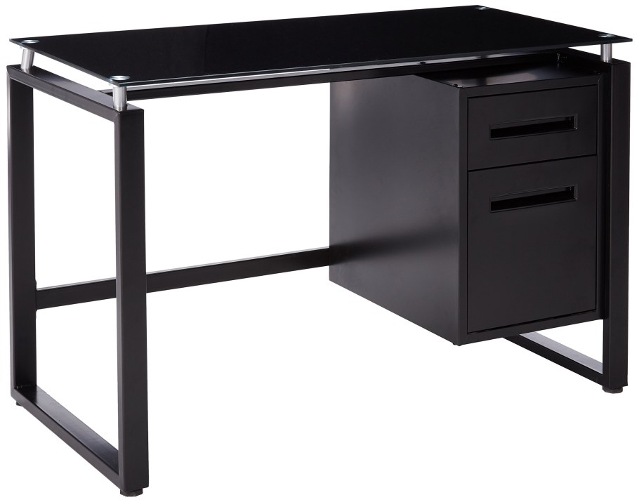 Стол компьютерный Excomp CT-3508 черн. Стекло