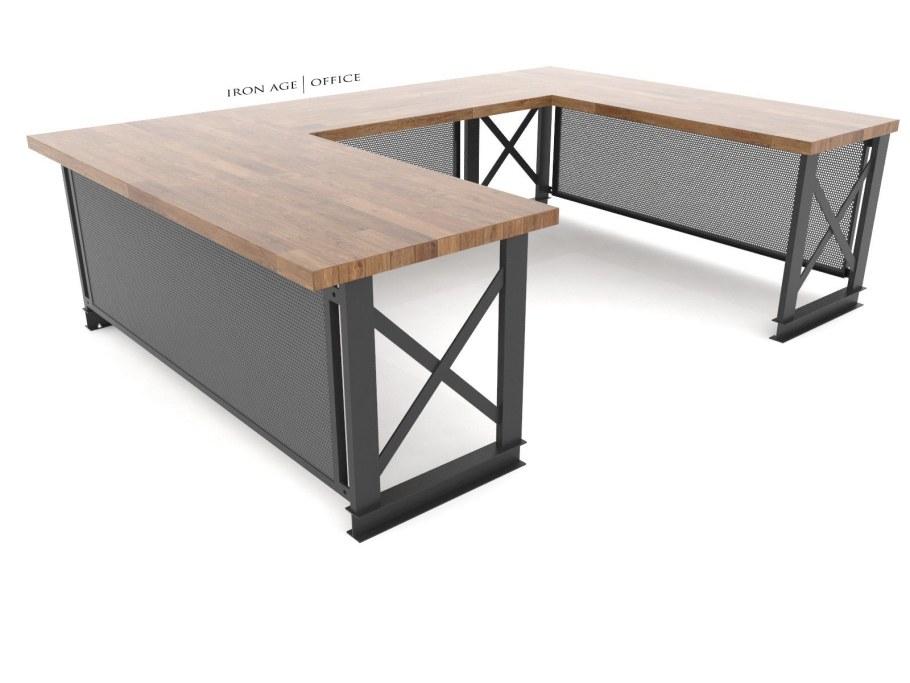 Угловой стол лофт