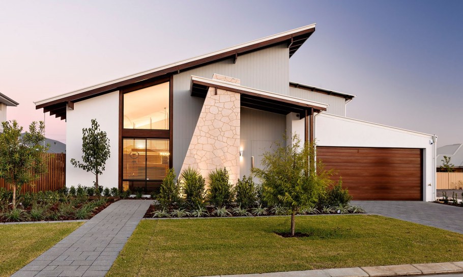 Дом с односкатной крышей лофт