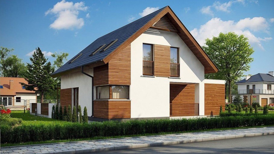 Разноуровневая крыша