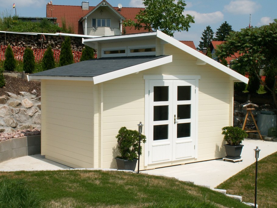 Финский дом Модерн с односкатной крышей