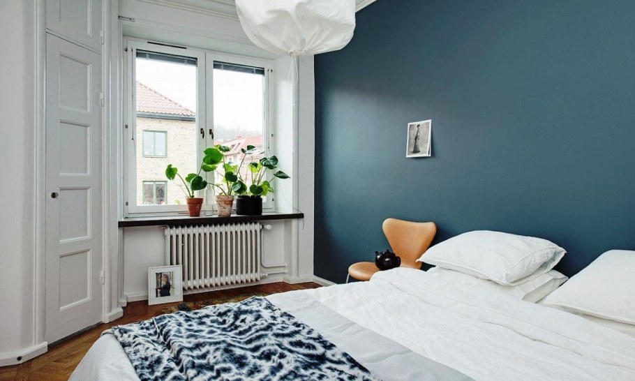 Спальня в сером цвете