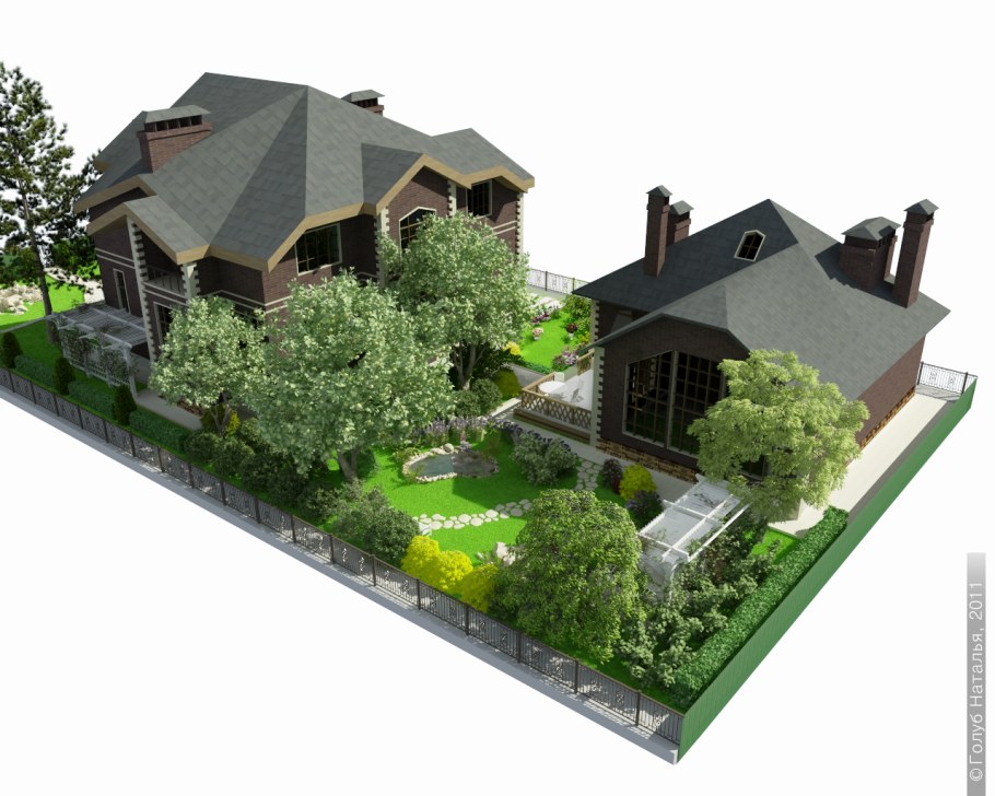 Ландшафтный проект участка