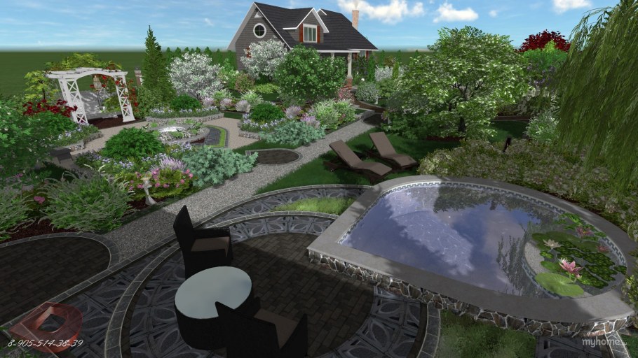 Планировка дачного участка