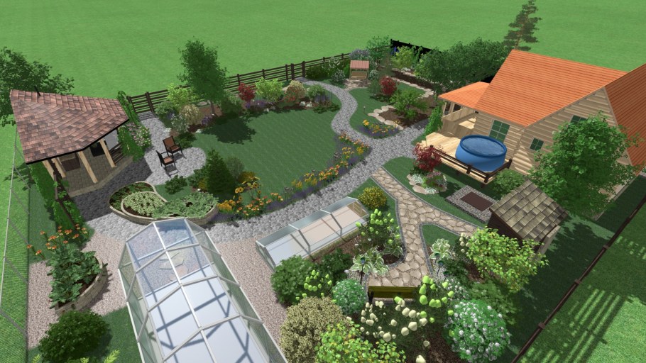 Благоустройство дачного участка