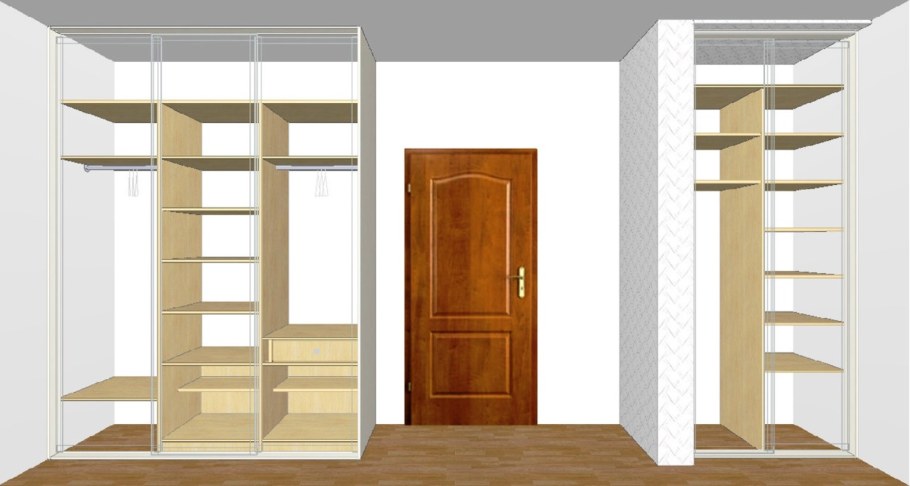 Шкаф из гипсокартона