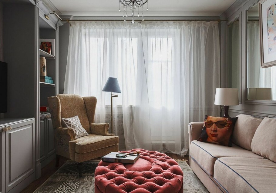 Интерьер маленькой квартиры однокомнатной 33кв