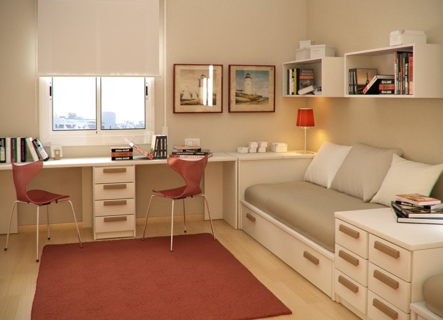 Серая маленькая гостиная