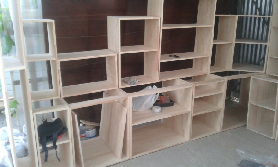 Каркас кухни из мебельных щитов