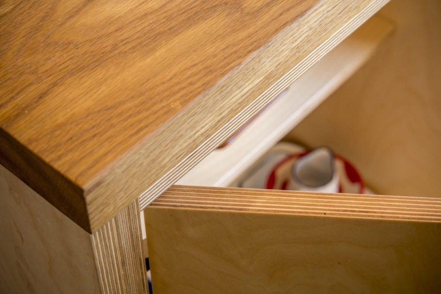 Кухонные шкафы из фанеры