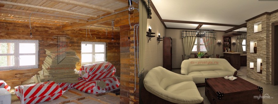 Евроремонт в деревянном доме