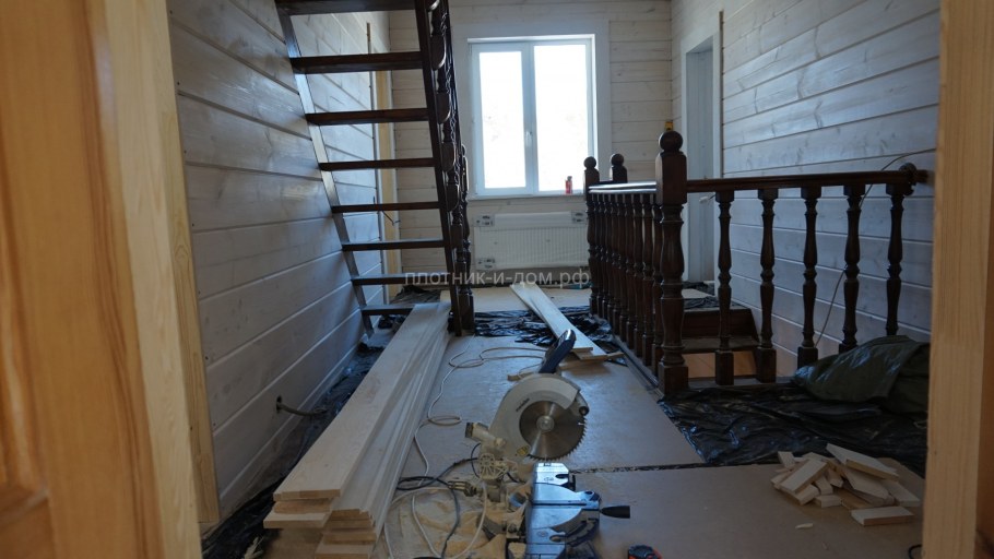 Деревянный дом после ремонта