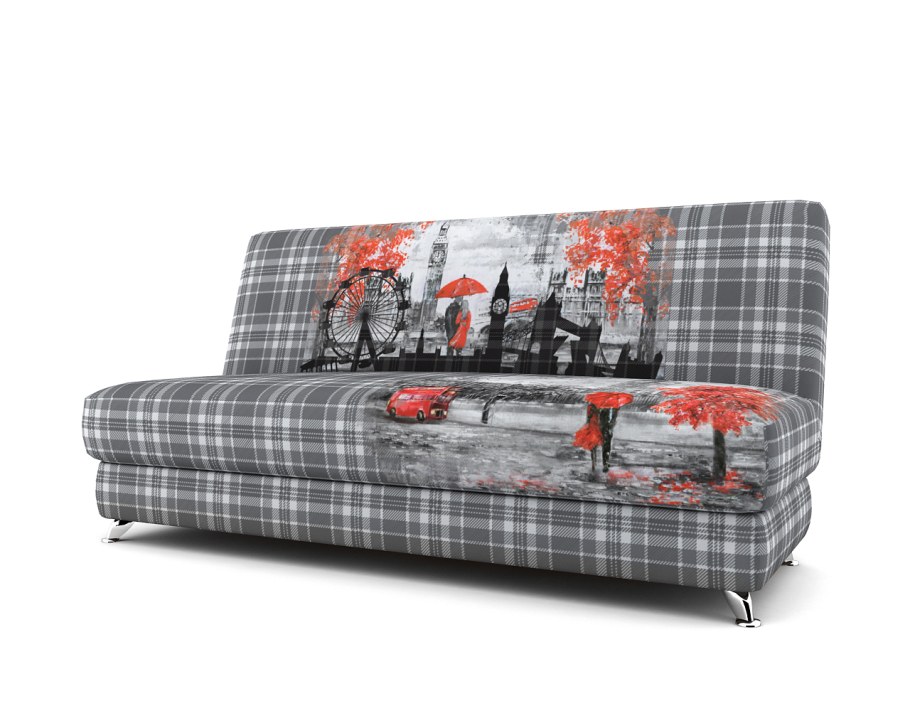 Диван аккордеон без подлокотников 120 на металлокарк металлокаркасе