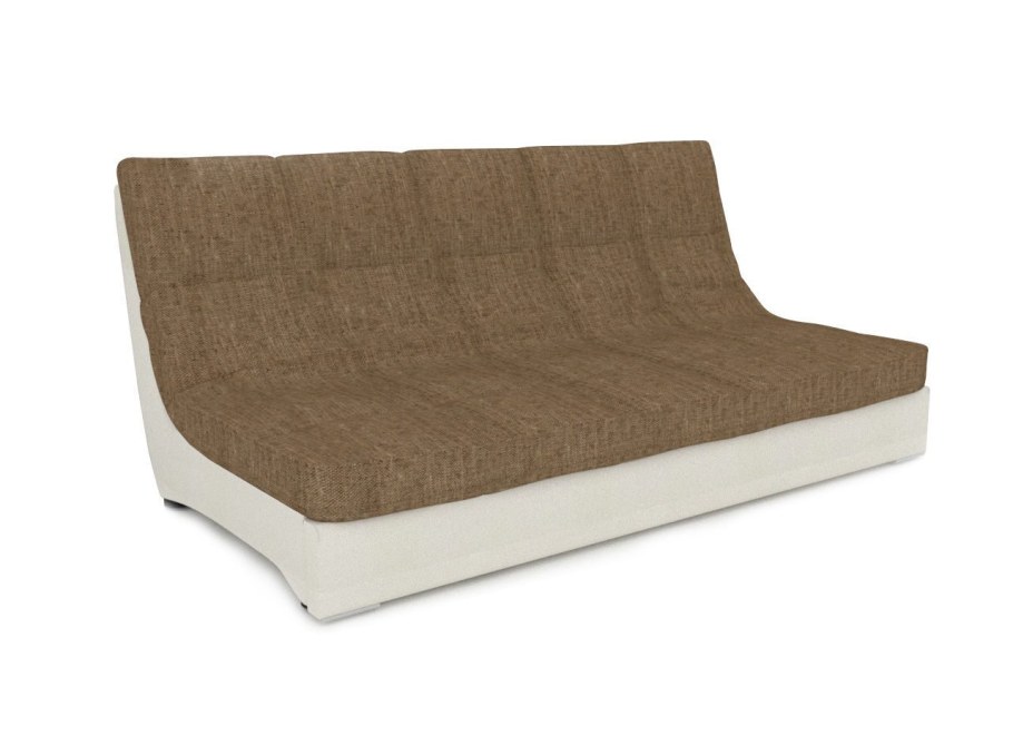 Модный диван на однотонном фоне