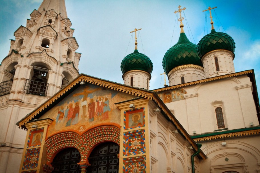 Исторический центр Ярославля церкви 17 века